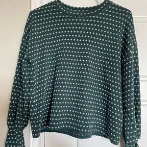 Madewell Floral Jacquard Sweater